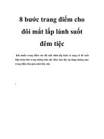 8 bước trang điểm cho đôi mắt lấp lánh suốt đêm tiệc pptx