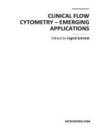 Clinical Flow Cytometry – Emerging Applications Edited by Ingrid Schmid ppt