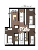 Biệt thự diện tích 21m x 8,4m hướng Đông Nam ppt