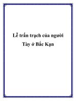 Lễ trấn trạch của người Tày ở Bắc Kạn potx