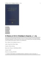 A History of Art in Chaldæa & Assyria, v. 1 ppt