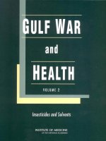 Gulf War and Health Volume 2 Insecticides and Solvents doc
