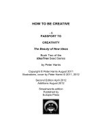 HOW TO BE CREATIVE -A PASSPORT TO CREATIVITY pptx