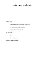 phép chia phân số