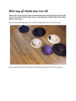 Biến kẹp gỗ thành móc treo đồ pptx