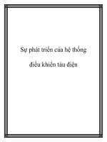 Sự phát triển của hệ thống điều khiển tàu điện pptx