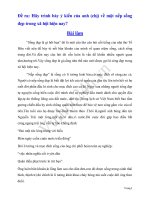 Nếp sống đẹp trong xã hội hiện nay doc