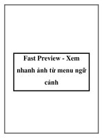 Fast Preview - Xem nhanh ảnh từ menu ngữ cảnh potx