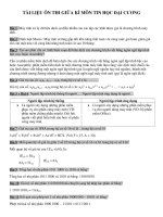 Ôn thi giữa kì tin đại cương