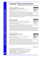 Language Testing and Evaluation potx