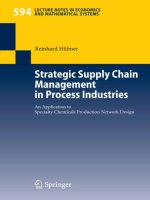 Strategic Supply Chain Management inProcess Industries pot