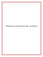 Những bài ca dao ca ngợi tình yêu hôn nhân pdf