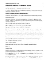 The Hispanic Nations of the New World pdf