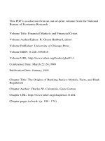 Financial Markets and Financial Crises potx