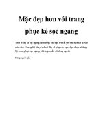 Mặc đẹp hơn với trang phục kẻ sọc ngang docx