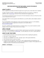 WISCONSIN MEDICAID FOR THE ELDERLY, BLIND OR DISABLED APPLICATION PACKET doc