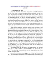 Tín dụng của Ngân hàng No&PTNT tỉnh Quảng Nam đối với sự phát triển KKTM Chu Lai