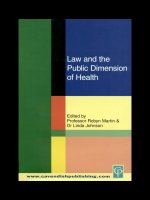 LAW AND THE PUBLIC DIMENSION OF HEALTH docx
