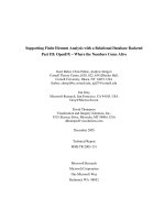 Supporting Finite Element Analysis with a Relational Database Backend docx