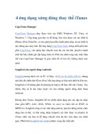 4 ứng dụng xứng đáng thay thế iTunes pdf