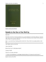 Epistle to the Son of the Wolf pot