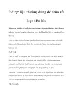 9 dược liệu thường dùng để chữa rối loạn tiêu hóa pot