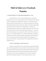 Thiết kế hình cover Facebook Timeline doc
