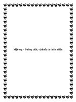 Mật ong – Dưỡng chất, vị thuốc từ thiên nhiên pptx