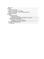 Hệ thống thông tin quản lý khách sạn