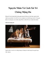 Nguyên Nhân Và Cách Xử Trí Chứng Mộng Du potx