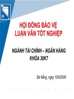 PHÁT TRIỂN DỊCH VỤ NGÂN HÀNG CỦA CÁC NGÂN HÀNG THƯƠNG MẠI TRÊN ĐỊA BÀN THÀNH PHỐ ĐÀ NẴNG docx