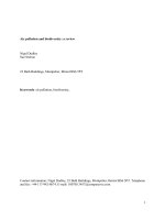 Air pollution and biodiversity: a review docx