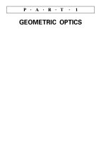 geometrical optics - goodman