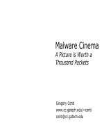 MALWARE CINEMA A PICTURE IS WORTH A THOUSAND PACKETS pot