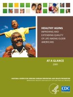 Healthy aging Improving and Extending Quality of life among older americans pdf
