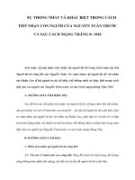 SỰ THỐNG NHẤT VÀ KHÁC BIỆT TRONG CÁCH TIẾP NHẬN CON NGƯỜI CỦA NGUYẾN TUÂN TRƯỚC VÀ SAU CÁCH MẠNG THÁNG 8- 1945 pot