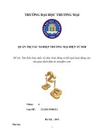 Luận văn: Tìm hiểu bản chất, tổ chức hoạt động và kết quả hoạt động của sàn giao dịch điện tử vietoffer.com pptx