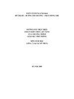 HƯỚNG DẪN THỰC HIỆN CHUẨN KIẾN THỨC, KỸ NĂNG CỦA CHƯƠNG TRÌNH GIÁO DỤC PHỔ THÔNG MÔN SINH HỌC LỚP 6, 7, 8 & 9 (CẤP THCS) - Lớp 9 potx