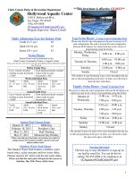 Clark County Parks & Recreation Department : Hollywood Aquatic Center docx