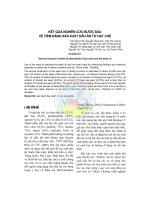 Kết quả nghiên cứu bước đầu về tiềm năng sản xuất dầu ăn từ hạt chè pdf