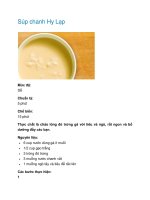Súp chanh Hy Lạp docx
