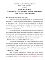 hướng dẫn sử dụng ngân hàng đề thi lắp đặt thiết bị cơ khí