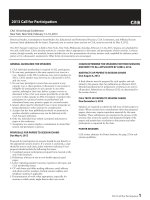 2013 Call for Participation: CAA 101st Annual Conference potx