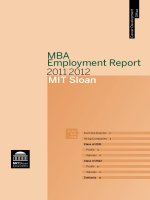 MBA Employment Report 2011-2012 MIT Sloan pdf
