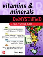 Vitamins and Minerals Demystified potx