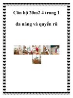 Căn hộ 20m2 4 trong 1 đa năng và quyến rũ pdf