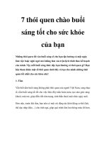 7 thói quen chào buổi sáng tốt cho sức khỏe của bạn potx