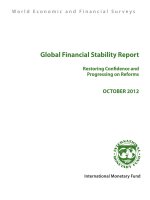 Global Financial Stability Report: Restoring Confidence and Progressing on Reforms doc