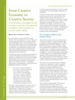 From Creative Economy to Creative Society ppt