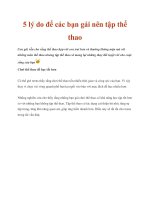 5 lý do để các bạn gái nên tập thể thao pot